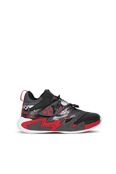 Slazenger Knight I Unisex Kids' Velcro Black / Red Casual Sports Shoes