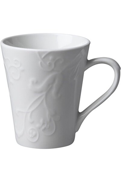 Corelle Embossed White Mug 295ml 1119157 – Elegant Coffee & Tea Mug for Every...