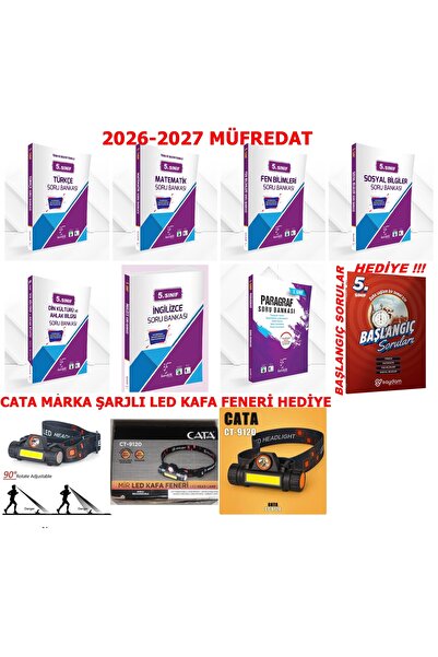 2026-2027 MÜFREDAT 5.SINIF TÜM DERSLER SORU BANKASI SETİ KAREKÖK + 2 SÜPER HEDİYE