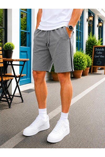 WAFRA Men's Combed Cotton Side-Piped Shorts