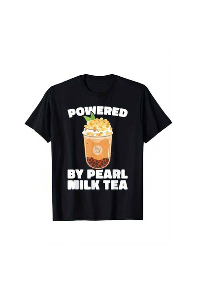 799 Men's Bubble Tea Pattern TShirt Fun Boba Enthusiast Design, Soft, Short S...