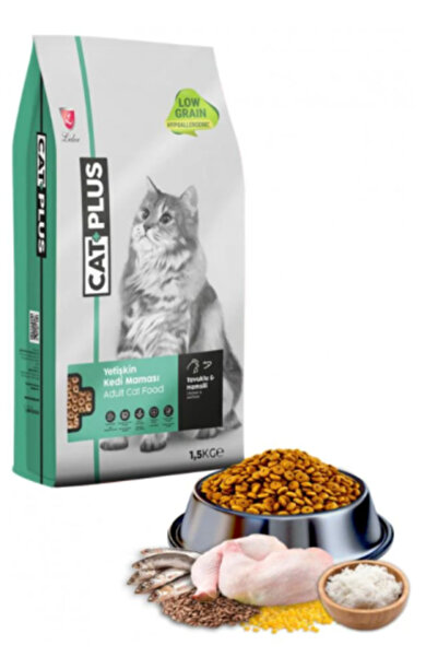 Cat Plus Dry Cat Food with Chicken and Anchovy Flavor
