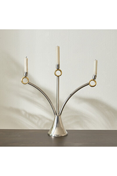 Generic Crest 3-Arm Taper Candelabra
