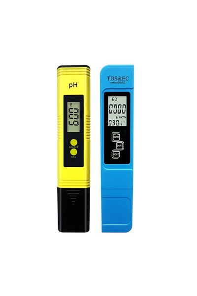 Choice 2pcs TDS PH Meter Digital Water Tester 0.01ph High Accuracy PH Meter 0...
