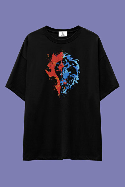 UmbraWear World of Warcraft Faction Series majica | Unisex 100% pamuk, crno-b...