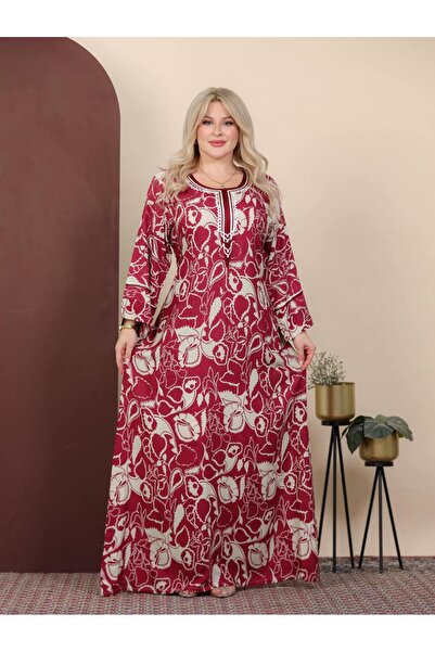 AFandina Fashionable Viscose Robe with Trendy Pattern, Soft and Comfortable, ...