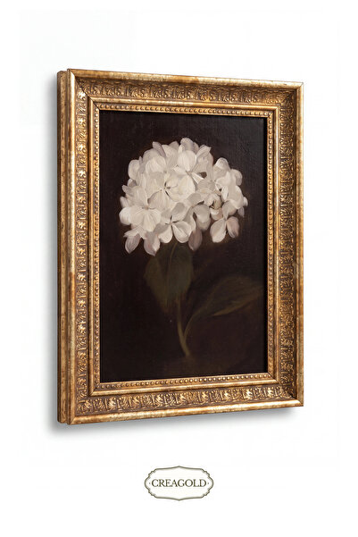 CREAGOLD Élégance Blanche Vintage Çerçeveli Tablo