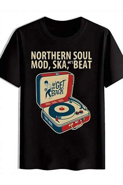 799 Men'S Vintage 60s Player Graphic T-Shirt - Northern Soul Mod Design With ...