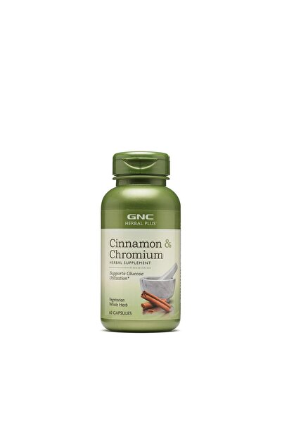 GNC Cinnamon & Chromium (Extract Standardizat de Scortisoara si Crom) Herbal ...