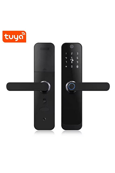 OnShop Broasca Electronica Smart WiFi Cu , Cod PIN Si RFID, Maner Usa Digital...