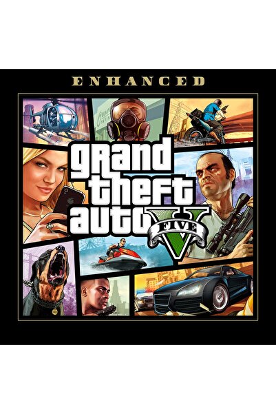 Rockstar Grand Theft Auto V (GTA 5) ENHANCED (Pc Oyun) Rokstar Key