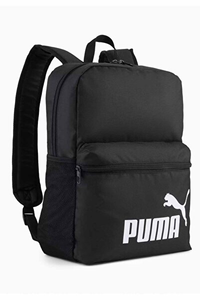 Puma حقيبة ظهر للجنسين باللون الأسود، مناسبة للاستخدام اليومي والمدرسة والريا...