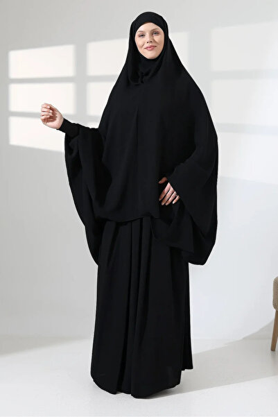 ihvan online Soft Crepe Inner Sheet with Inner Veil and Needlework, One-Piece...