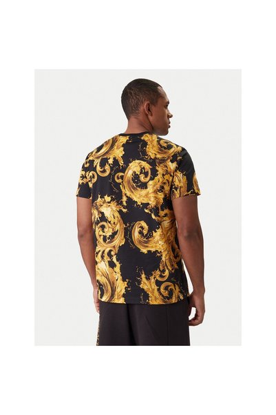 VERSACE JEANS COUTURE Ανδρικό T-shirt 80GAH6S0 JS543 Μαύρο