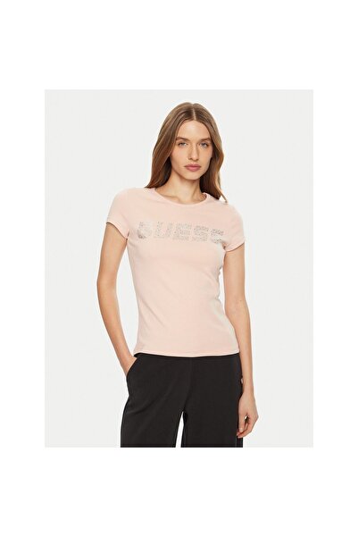 Guess Tricou de damă V4BI16KCIV1 Roz