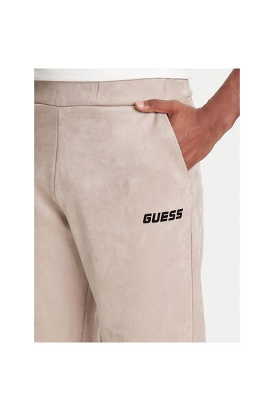 Guess Pantaloni de trening pentru femei Z5YB03KCJY2 Bej