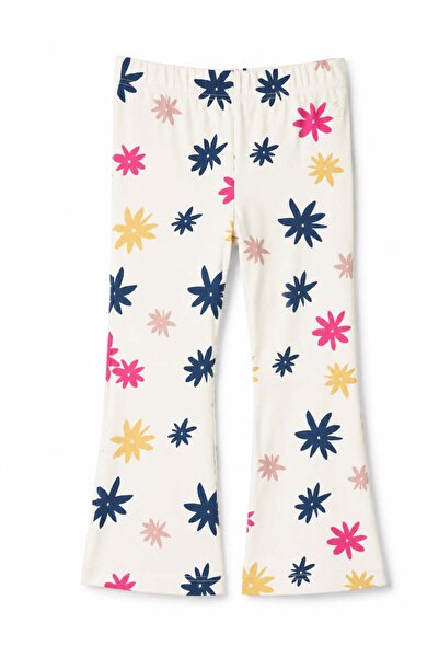 GAP Kids Gap Baby Girl Floral Patterned Pants 12 Months 5 Years White