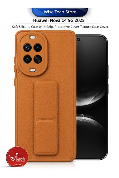 Wtech Huawei Nova 14 5G 2025 Soft Silicone Case with Grip, Protective Cover T...