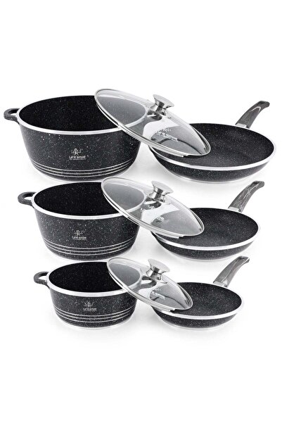 Lifesmile Life Smile Life smile Granite Cookware Set, Non-Stick,1x20cm Casser...