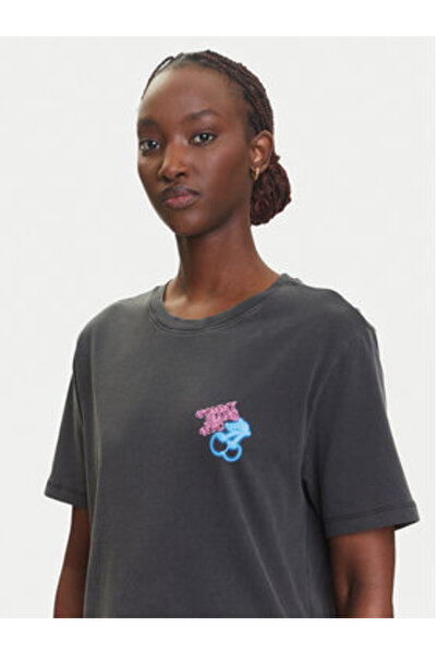 Tommy Jeans Γυναικείο T-shirt DW0DW21358 Πολύχρωμο
