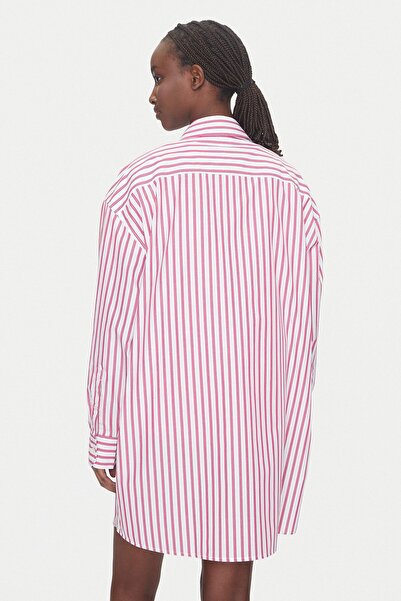 Tommy Jeans Rochie tip cămașă pentru femei DW0DW21122 Multicoloră