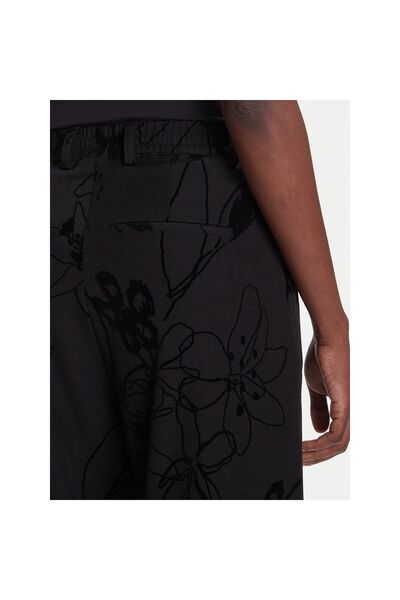 Desigual Pantaloni de damă din material textil 25WWPW05 Negru