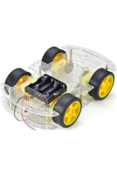Yıldızan Duca Mall Arduino 4Wd Robot Car Platform Kit Set Transparent 1283715