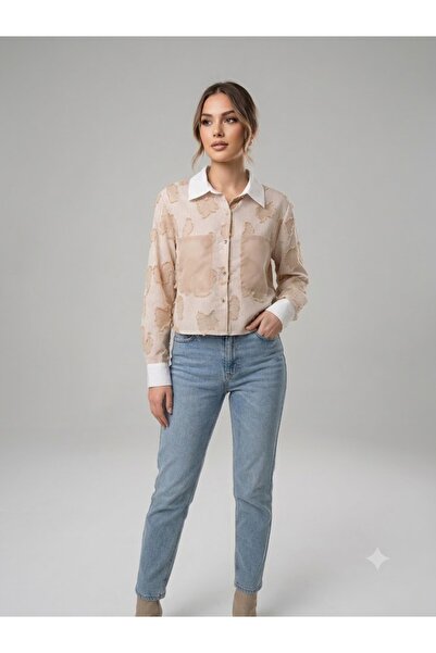centilmen Bdk Double Pocket Tassel Suede Textured Striped Shirt 6576