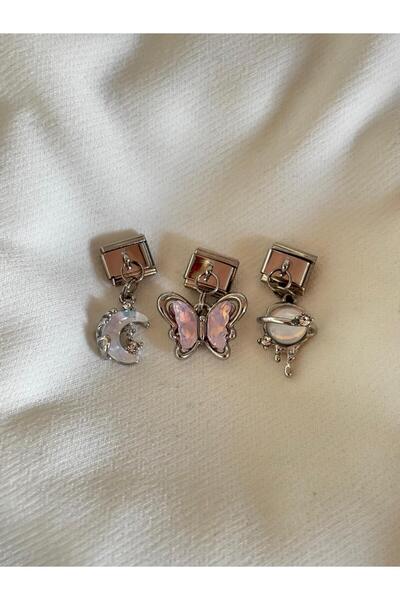 bijoux uniques سوار إيطالي من الفولاذ بتصميم فراشة فينوس من ماركة مون شوسر لل...