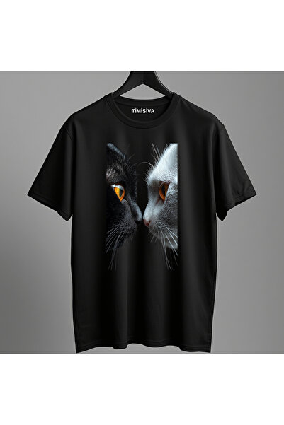 TİMİSİVA T-Shirts - Black - Oversize
