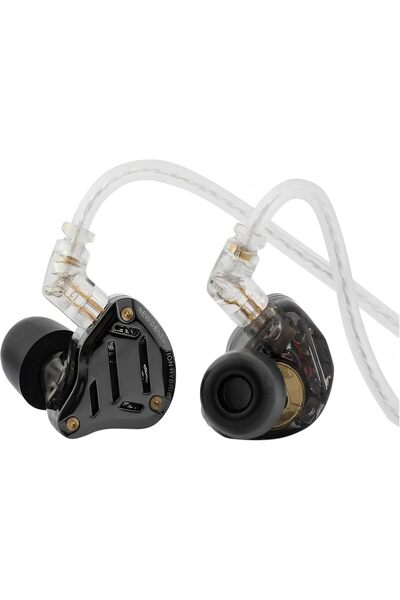KZ ZS10 Pro 2 10-Driver Hybrid Earphones, 10mm Dynamic + 31736 Balanced Armat...