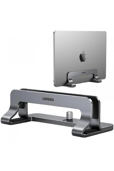 Ugreen LP258 Vertical Laptop Stand for 12-26 mm Laptops, Grey