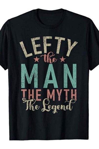 9TAY تي شيرت Left-Handed Mythical Legend |   للجنسين، صيفي، بأكمام قصيرة، مطب...