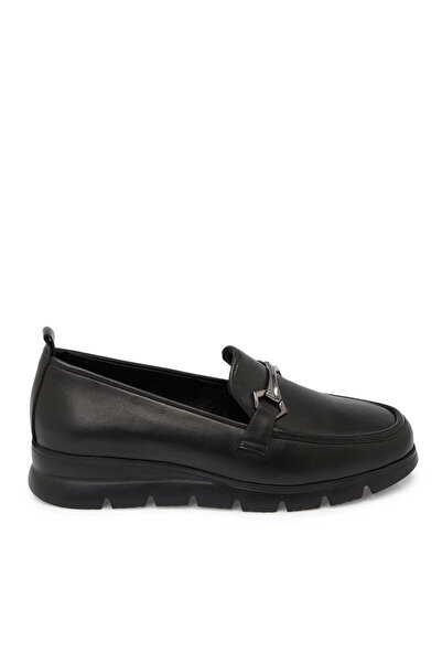 Tergan Siyah Hakiki Deri Kadın Loafer - K25S1AY68243-A23