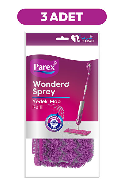Parex Wondero Sprey Yedek Mop Refil Üçlü Paket
