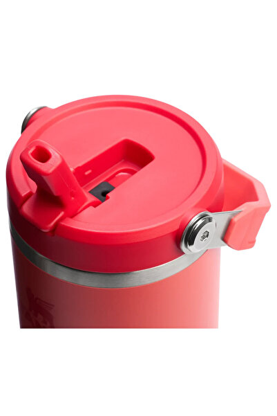 Stanley The IceFlow Flip Straw Pipetli Termos Hot Coral 0.89 Litre