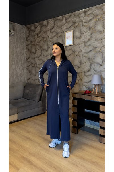 BURCU TESETTÜR Front Zippered Sports Robe 0008