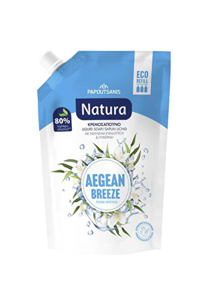 natura Liquid Hand Soap Refill - Aegean Breeze Liquid Soap Refill, 750 ml