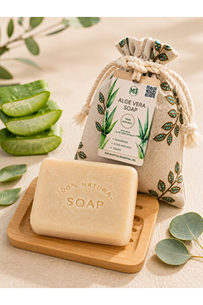MTJ Natural Organic 🌿 Handmade Aloe Vera Soap 80 g | Cold Process | Natural ...
