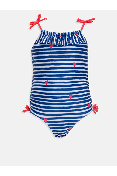 LC Waikiki Printed Baby Girl Swimsuit With Flexible Fabric