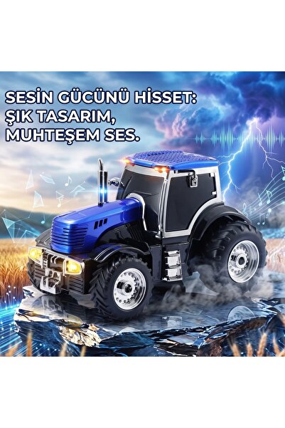 wiks Şarjlı Traktör Model Bluetooth Hoparlör, FM Radyolu TF Kart ve USB Giriş...