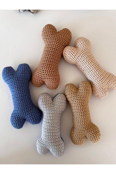 FLY LIFE Knitted Bone Dog Toy
