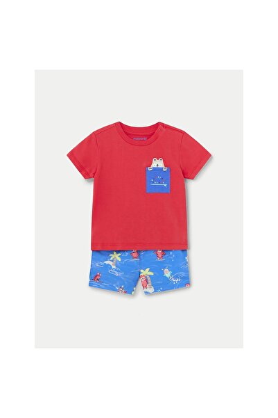 MAYORAL Set tricou și șort de baie pentru băieți 1650 Multicolor