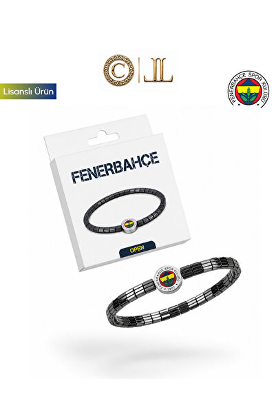 Fenerbahçe YENİ SEZON UNİSEX LİSANSLI KARE HEMATİT (4mm) DOĞALTAŞ BİLEKLİK ÖZ...
