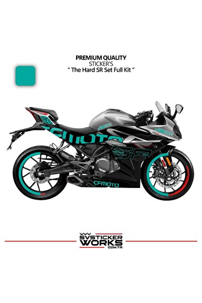 ARONA Cfmoto 250sr the hard sr sticker set - high quality decal kit with whee...