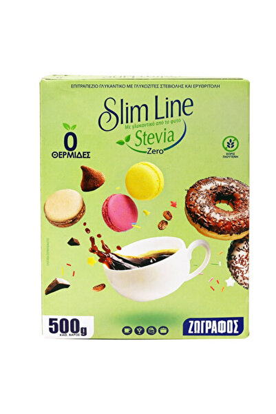 zografos ΖΩΓΡΑΦΟΣ ΓΛΥΚΑΝΙΤΚΟ SLIM LINE ΖΕRO STEVIA 500gr