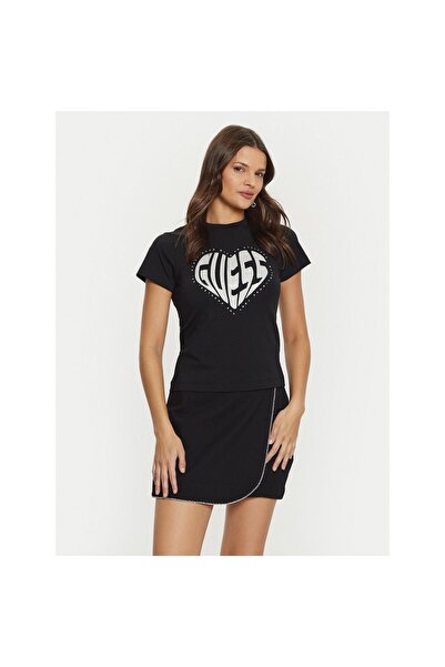 Guess Tricou de damă V5RI08J1314 Negru