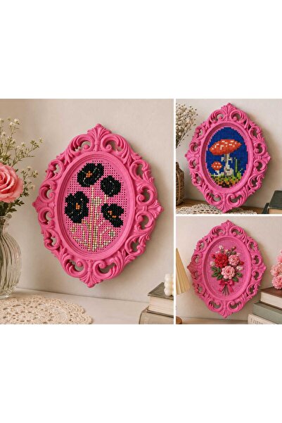 Kidyco.Store Cross Stitch and Embroidery Frame Wall Ornament – Etamin Embroid...
