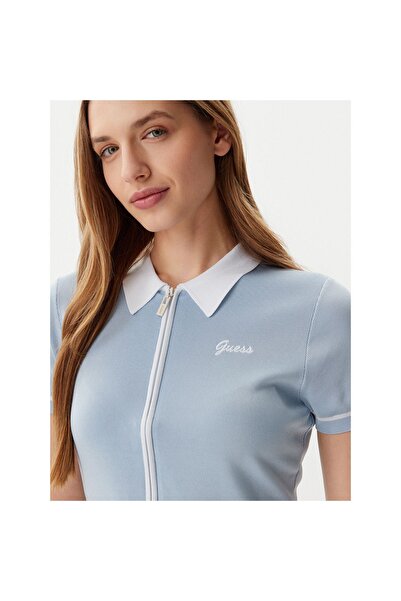 Guess Rochie tricotată de damă V5GK00Z3D60 Albastru