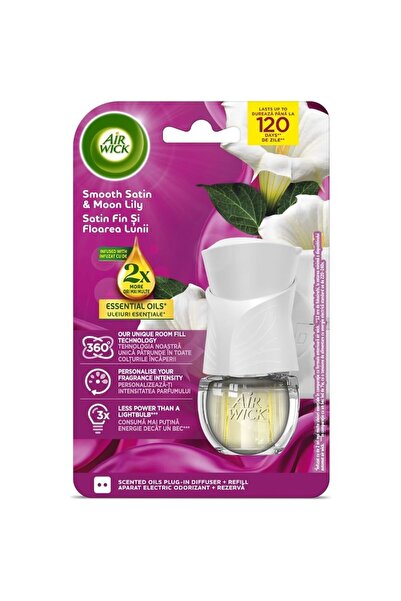 Reckitt Odorizant electric de cameră Air Wick, Smooth Satin, 19 ml